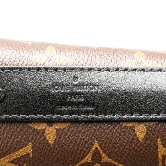 LOUIS VUITTON Black Monogram Leather Tote Bag - Picture 9 of 10